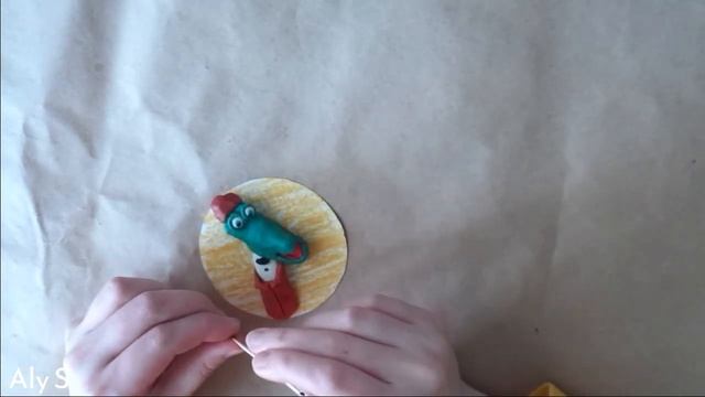 Крокодил Гена из пластилина / Playdough Gena the Crocodile / Aly S смотреть онлайн