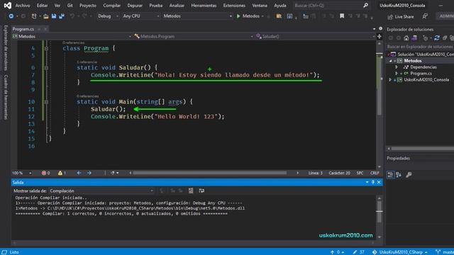 Funciones (Métodos) en C Sharp: Funciones con Parámetros ✅ | Curso C# 28 смотреть онлайн