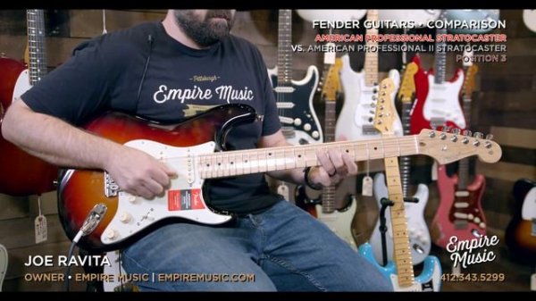 Fender American Professional II Vs. I - Stratocaster