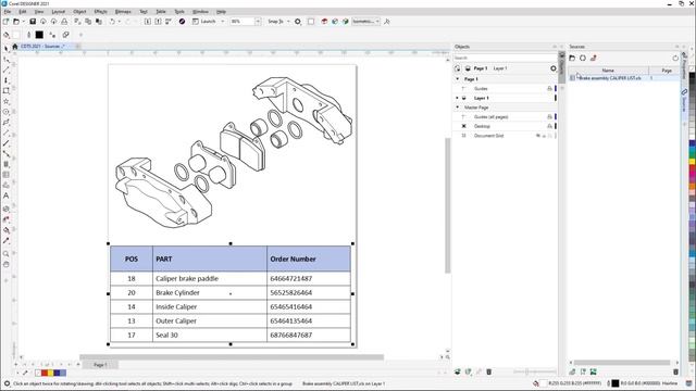 Import files to the Sources docker and sync file changes | Corel DESIGNER смотреть онлайн