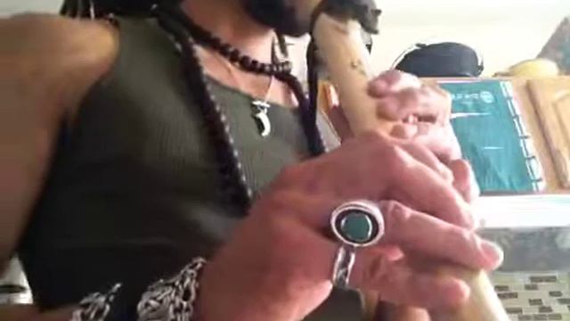 How to play Native American KIOWA bushcraft flute improvisation key of F minor pentatonic freestyle смотреть онлайн