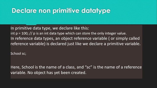 java non primitive data types смотреть онлайн