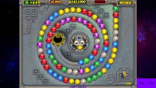 Zuma Deluxe | 32-Bit Digit Limit Practice #045 - Spiral of Spiral смотреть онлайн
