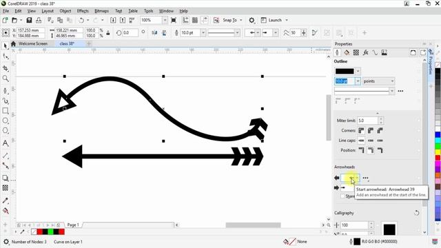 Coreldraw Basic Hindi | Outline pen - हिन्दी मे смотреть онлайн