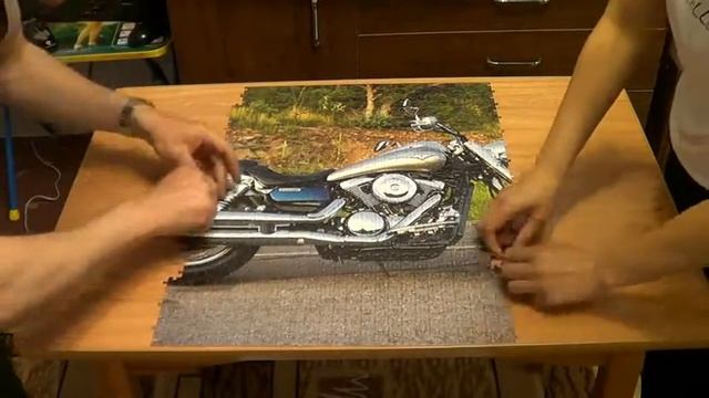 как быстро собрать пазл(kawasaki vulcan)1500шт. смотреть онлайн