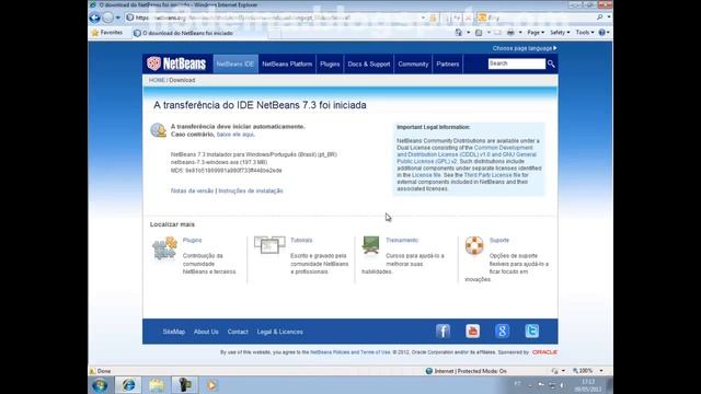 Instalando Java SDK 7 E NetBeans 7.3