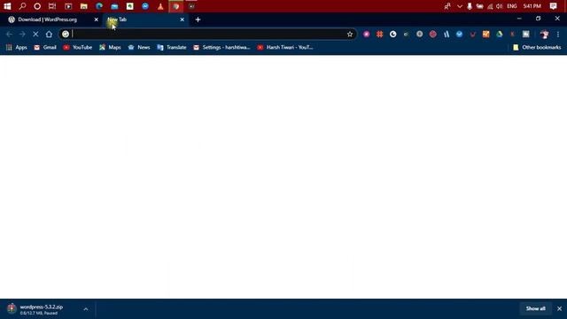 how to download wordpress and Xampp in window system || in HINDI смотреть онлайн