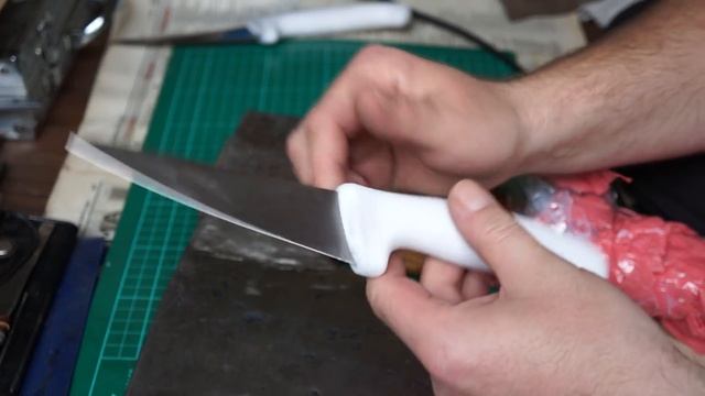 Профессиональный топор мясника и ножи. смотреть онлайн