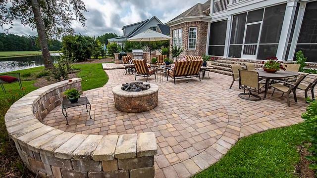 Outdoor Living Hardscape Design Ideas; Before & After Photos - Savannah, GA смотреть онлайн