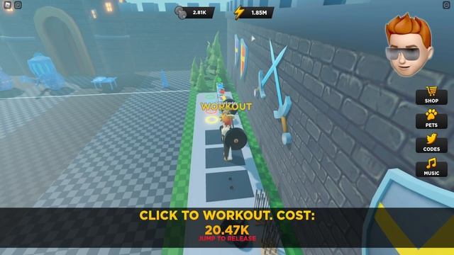 КАК быстро стать ТОП КАЧКОМ? Strongman Simulator Roblox смотреть онлайн