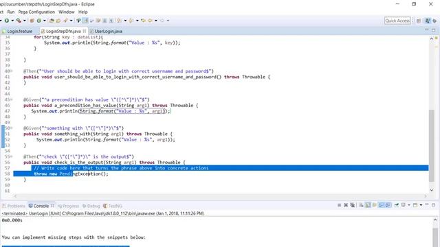 23. Cucumber Framework || BDD || Implementing Scenario Outline. смотреть онлайн