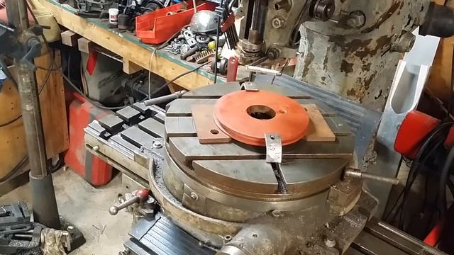 Starting the next phase of building the jd400 pulley with the big rotary table смотреть онлайн