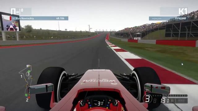 F1 2014 Championship (PC). Гран-При США. Третья практика (5 кругов+25%) смотреть онлайн