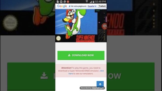 Como descargar super mario world para android смотреть онлайн