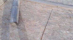 Половое перекрытие нашего дома из сип-панелей.