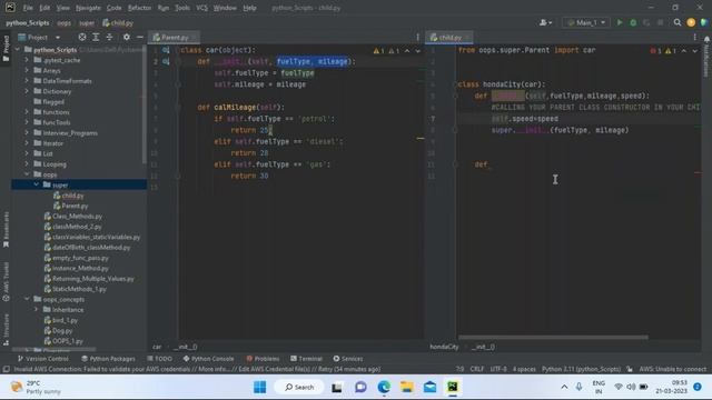 Day39 Python | super() in single inheritance смотреть онлайн