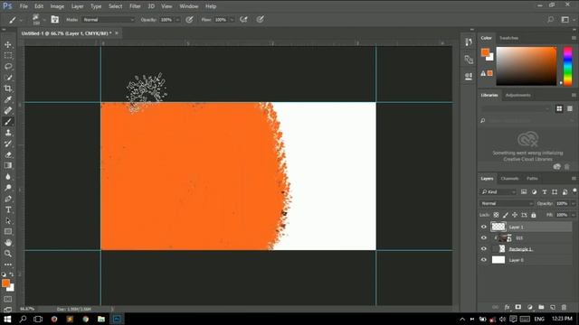 How TO Make Outstanding Paint Splash Business Card - Photoshop Tutorial смотреть онлайн