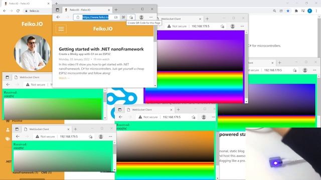 C# Websocket Server on a ESP32 using .NET nanoFramework смотреть онлайн