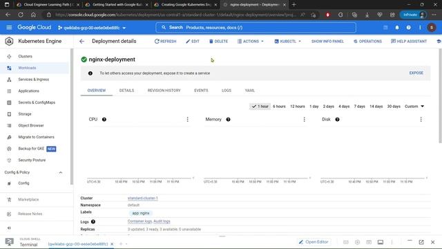 Creating Google Kubernetes Engine Deployments | GCCP #lab смотреть онлайн