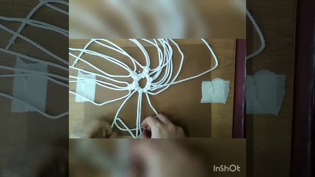 Снежинка в технике МАКРАМЕ смотреть онлайн