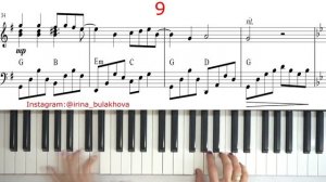 В ПАРКЕ "Вам и не снилось" А. Рыбников НА ПИАНИНО Волшебная очень красивая мелодия Ноты Аккорды