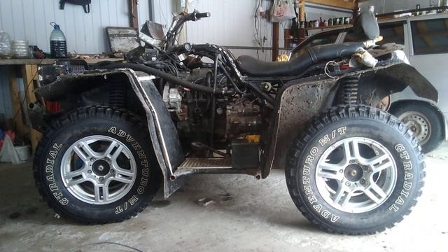квадроцикл из ваз 4х4 ,поломки с переделки за 2 года жеского offroad смотреть онлайн
