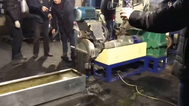Линия грануляции 125/125 SM+ на влажной пушонке ПВД смотреть онлайн