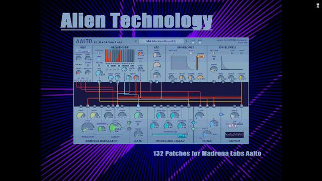 'Alien Technology' soundset for Madrona Labs Aalto - Demo 2 by Bryan Lee смотреть онлайн