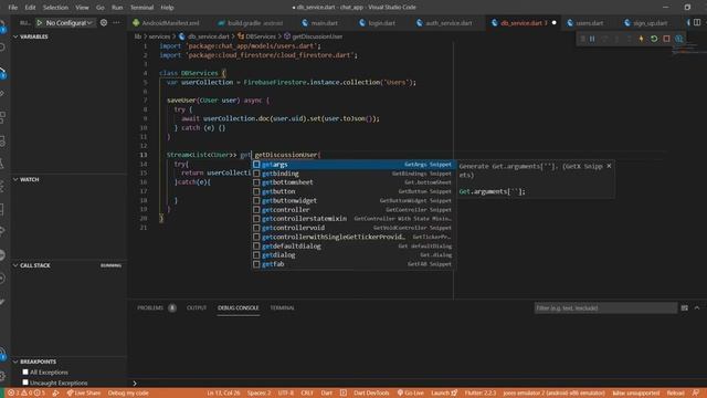 Real Time Chat - Flutter and Firebase | Get Discussion For User Part 4 смотреть онлайн