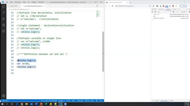 Part 4- JavaScript Variables & Data Types смотреть онлайн