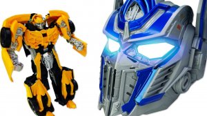 Трансформеры игры онлайн - Автобот Бамблби и Шлем Оптимуса Прайма! - Новое видео для мальчиков.