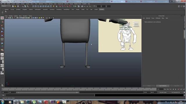 Создание персонажа в Maya для Unity3D урок 8 смотреть онлайн