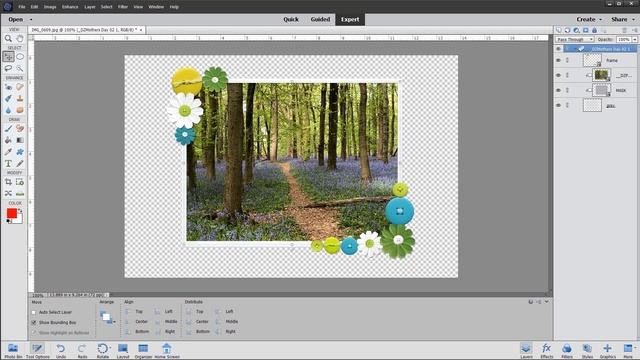 Adding Photo Frames to Images in Photoshop Elements смотреть онлайн