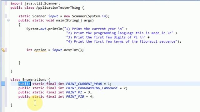 Learning Java: Part 23: Enumerations смотреть онлайн
