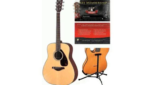 Yamaha FS700S Solid Top Concert Acoustic Guitar смотреть онлайн