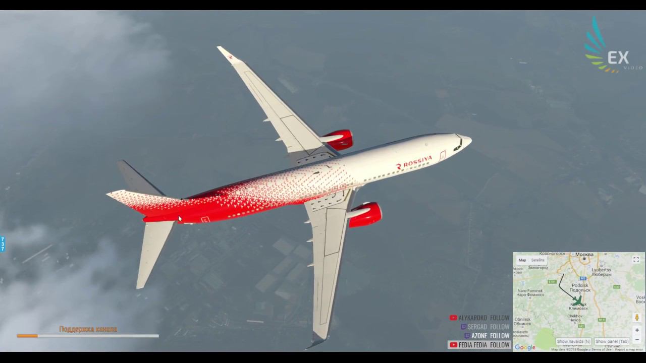 UUWW (VNUKOVO) - URSS (SOCHI) | B737-800 ZIBO | X-PLANE 11