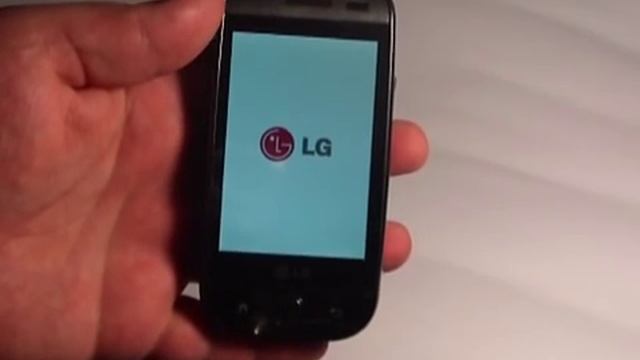 Включение LG GW620 смотреть онлайн