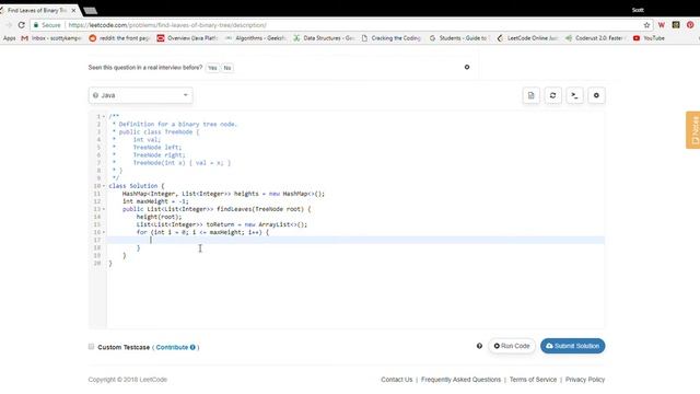 Find Leaves of Binary Tree смотреть онлайн