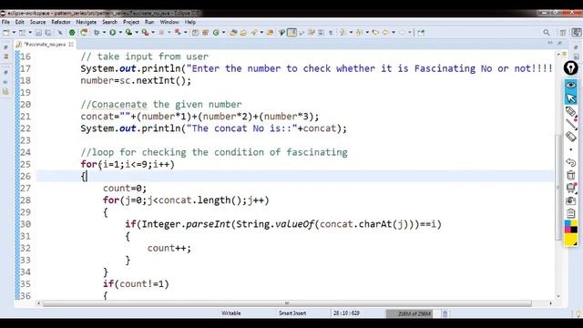 What is Fascinating Number also illustrate with the help Program in java. смотреть онлайн