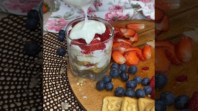 Десерт. Быстрый и лёгкий десерт. Фруктовый десерт быстро смотреть онлайн