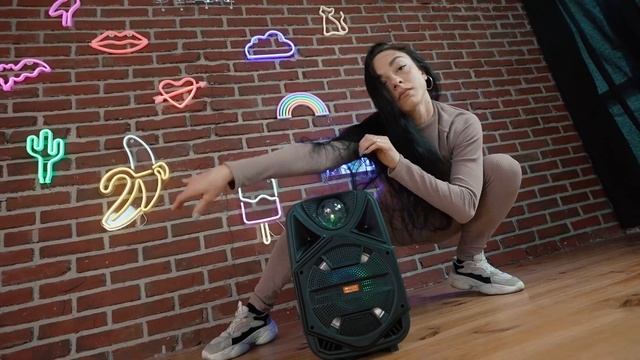 Караоке-центр с bluetooth и интерактивной подсветкой Magic Acoustic bravo BK1002 смотреть онлайн