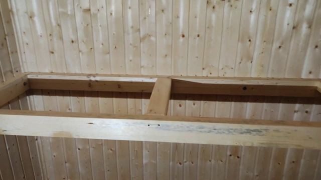 Полок в бане своими руками - легко!