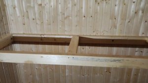 Полок в бане своими руками - легко!