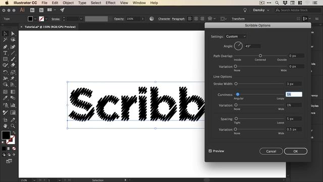 Apply a Scribble Effect to Anything in Illustrator смотреть онлайн