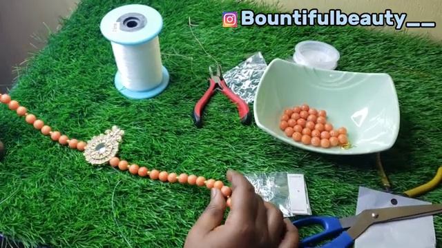 Easy beaded necklace, bracelet, and earrings Tutorial | Beginner-friendly | DIY смотреть онлайн