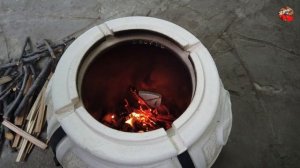 Тандыр "Охотник" - первый розжиг