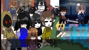 Реакция криппипасты на т/и(рус/англ)React creepypasta to y/n(rus/engl) #creepypasta #криппипаста 1/