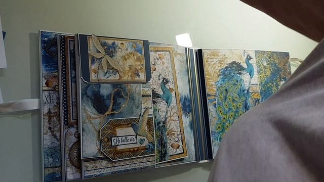 Album scrapbooking créé avec @michelefieu7366 collection INDIGO de Ciao Bella смотреть онлайн