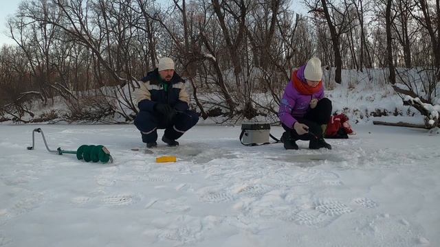 Зимняя рыбалка на ленка. от лунки до поимки 3 минуты! Хариус. Ленок на короеда. Как ловить ленка? смотреть онлайн