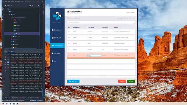 JavaFX CRUD application using Hibernate and H2 database. смотреть онлайн